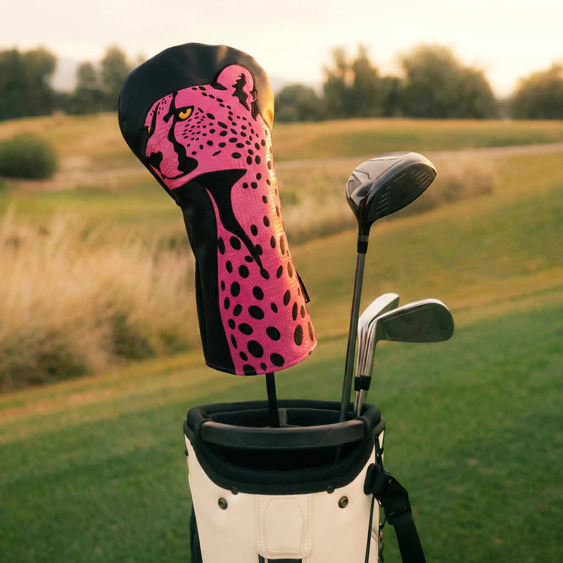 Pink Cheetah Driver Headcover - HeadCaddy