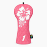 Pink Hibiscus Flower Headcover - Driver