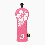 Pink Hibiscus Flower Headcover - Fairway 3