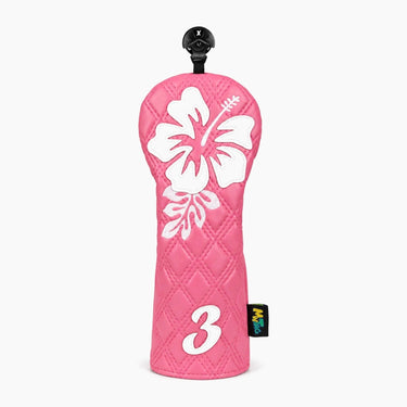 Pink Hibiscus Flower Headcover - Fairway 3