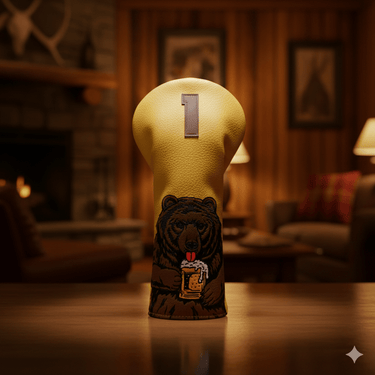 Premium Beer Bear Headcover - HeadCaddy