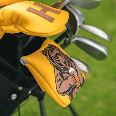 Premium Beer Bear Mallet Putter Cover - Lifestyle