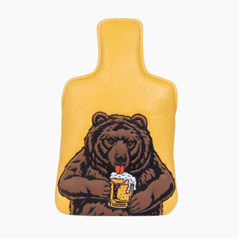 Premium Beer Bear Mallet Putter Cover - HeadCaddy
