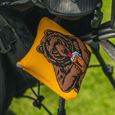 Premium Beer Bear Mallet Putter Cover - Lifestyle