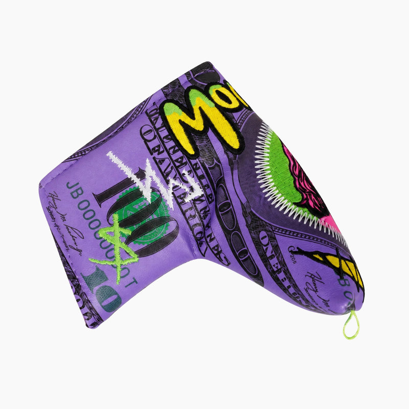 Premium Big Money Blade Putter Violet  Cover - HeadCaddy