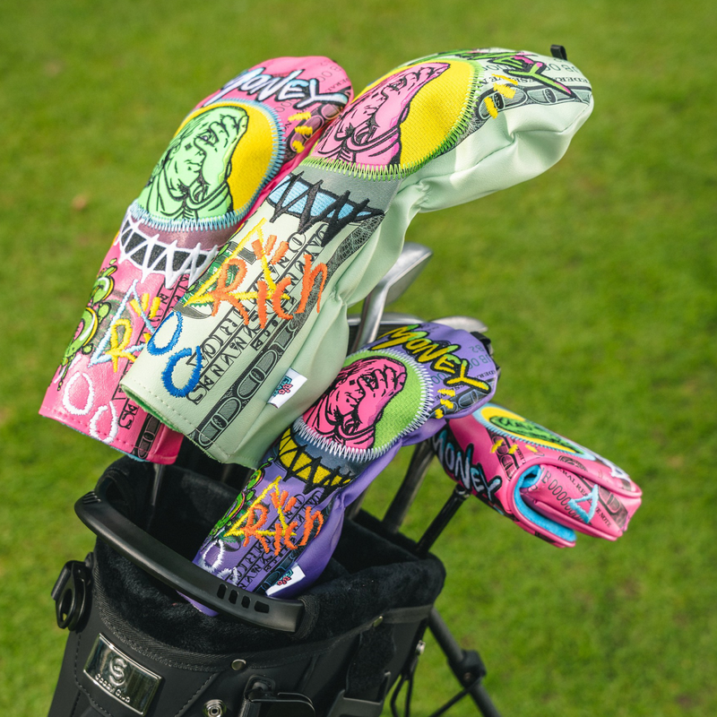 Premium Big Money Center Shaft Putter Cover - Lifestyle