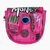 Premium Big Money Mallet Putter Pink Cover - HeadCaddy