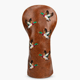 Premium Birdie Flight Cognac Headcover - HeadCaddy