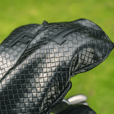Premium Black Woven Headcover - Lifestyle