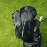 Premium Black Woven Headcover - Lifestyle
