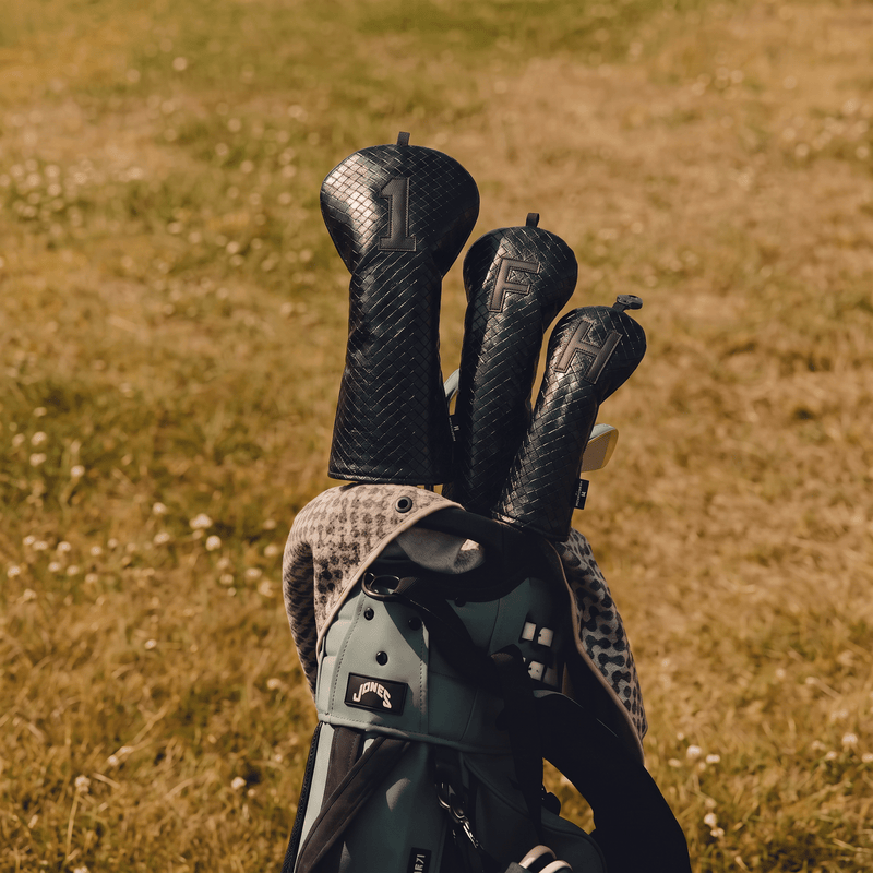 Premium Black Woven Headcover - HeadCaddy