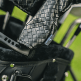 Premium Black Woven Headcover - Lifestyle