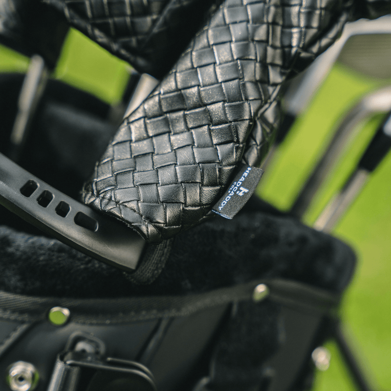 Premium Black Woven Headcover - Lifestyle