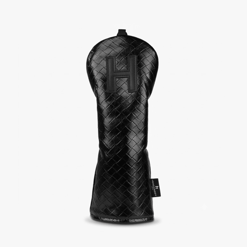 Premium Black Woven Headcover - HeadCaddy