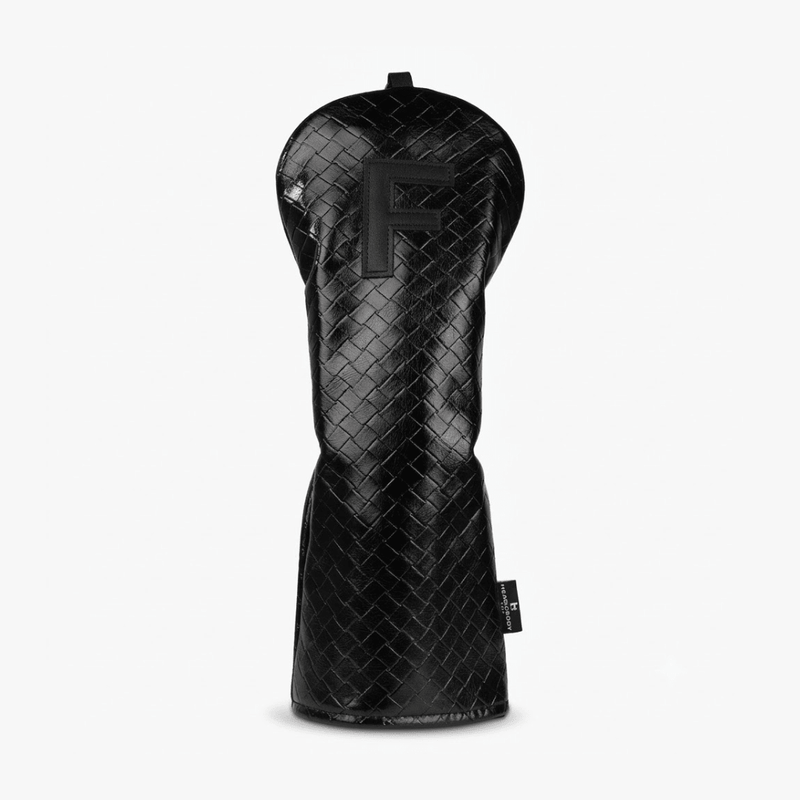 Premium Black Woven Headcover - HeadCaddy