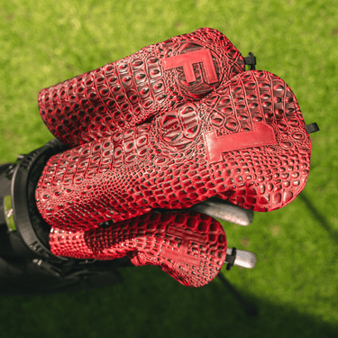 Premium Burgundy Croc Headcover - Lifestyle