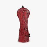 Premium Burgundy Croc Headcover - HeadCaddy