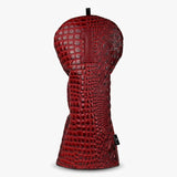 Premium Burgundy Croc Headcover - HeadCaddy