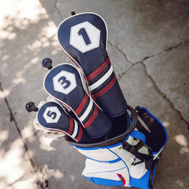 Premium Clubhouse Stripe Headcover - Lifestyle