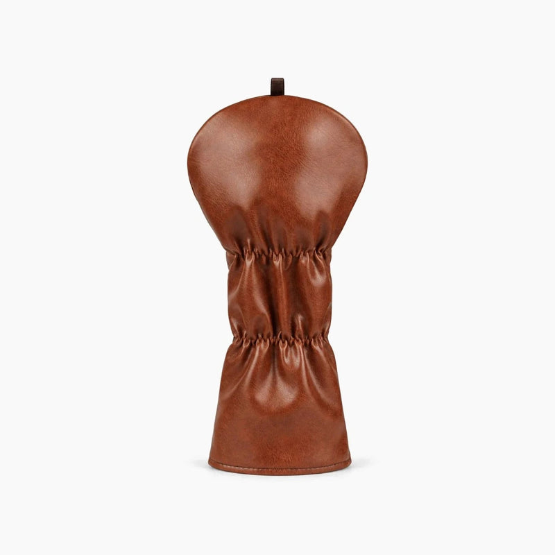 Premium Cognac Chevron Headcover - Detail