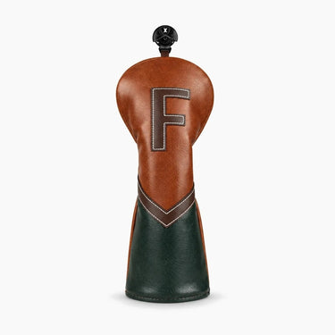Premium Cognac Chevron Headcover - Fairway