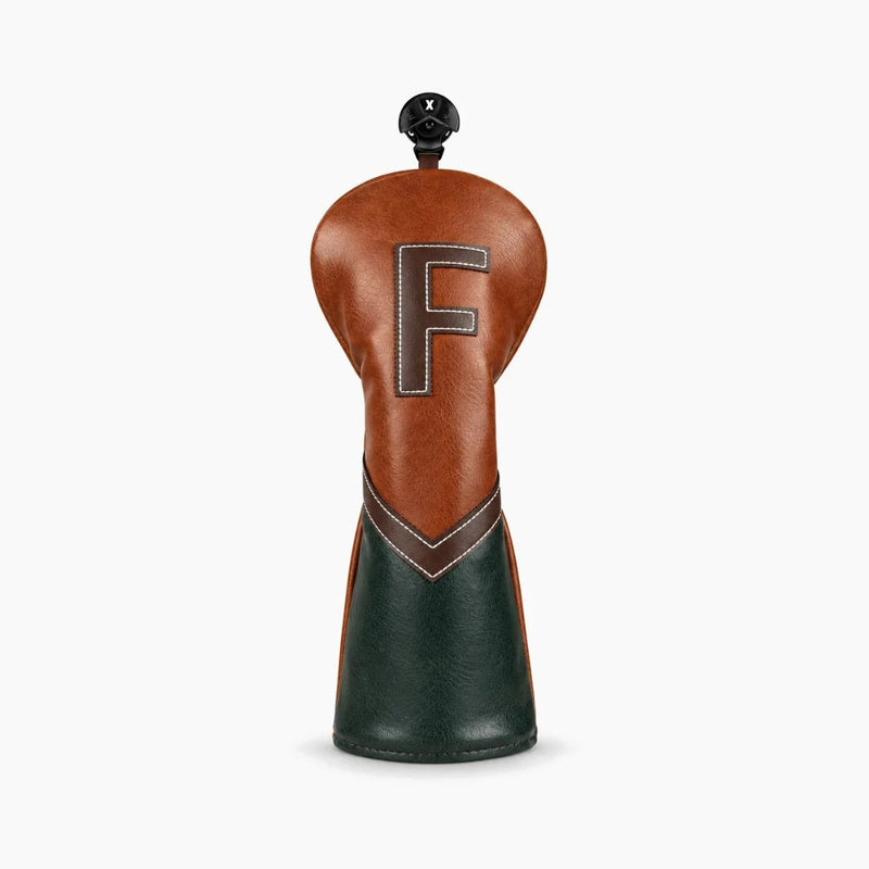 Premium Cognac Chevron Headcover - Fairway