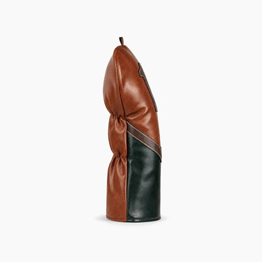Premium Cognac Chevron Headcover - Detail