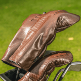 Premium Cognac Snake Headcover - Lifestyle