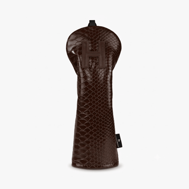 Premium Cognac Snake Headcover - HeadCaddy