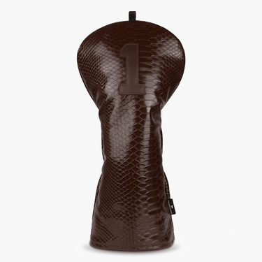 Premium Cognac Snake Headcover - HeadCaddy