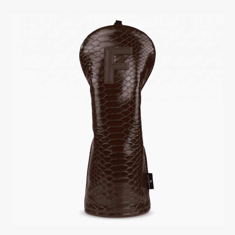 Premium Cognac Snake Headcover - HeadCaddy
