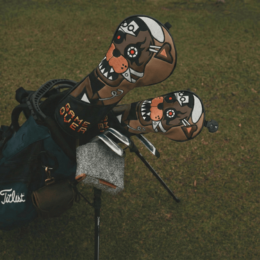 Premium Game Over Bear Headcover - HeadCaddy