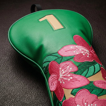 Premium Green Blossom Headcover - HeadCaddy