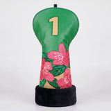 Premium Green Blossom Headcover - HeadCaddy