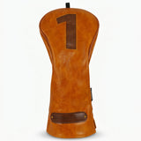 Premium Heritage Brown Headcover - HeadCaddy