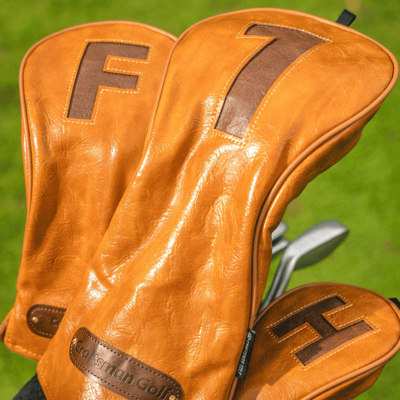 Premium Heritage Brown Headcover - HeadCaddy