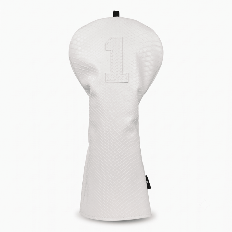 Premium Ivory Snake Headcover - HeadCaddy