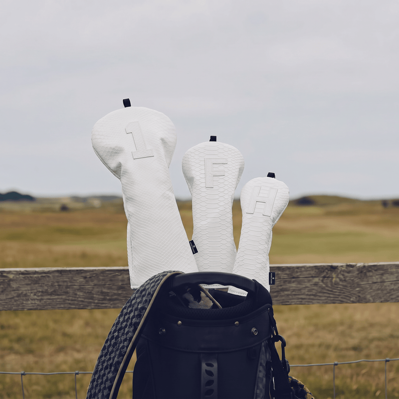 Premium Ivory Snake Headcover - HeadCaddy