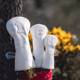 Premium Ivory Snake Headcover - HeadCaddy