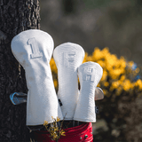 Premium Ivory Snake Headcover - HeadCaddy