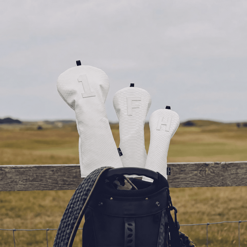 Premium Ivory Snake Headcover - HeadCaddy