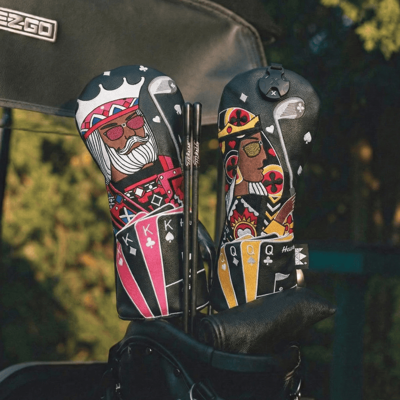 Premium King of Clubs Headcovers - HeadCaddy