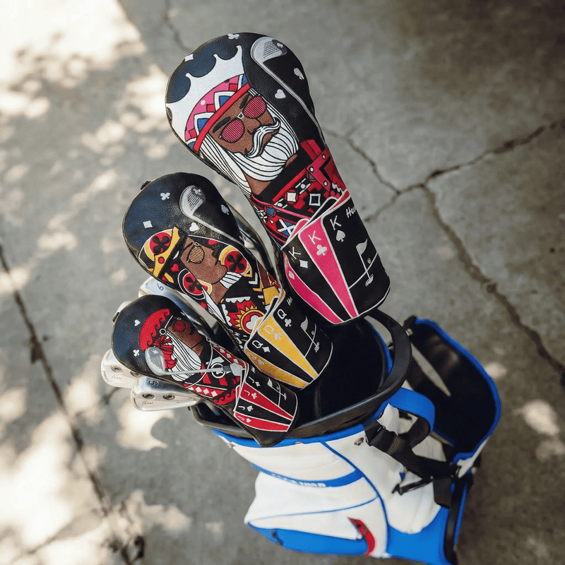 Premium King of Clubs Headcovers - HeadCaddy