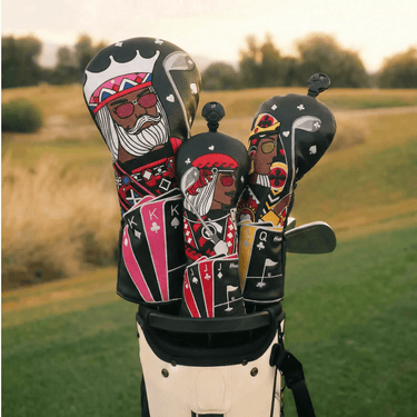 Premium King of Clubs Headcovers - HeadCaddy