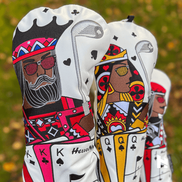 Premium King of Clubs Headcovers - HeadCaddy