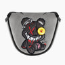 Premium Mad Teddy Mallet Putter Gray Cover - HeadCaddy