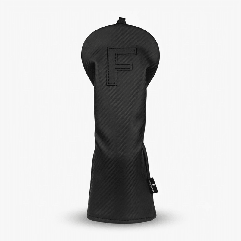 Premium Matte Black Carbon Headcover - HeadCaddy