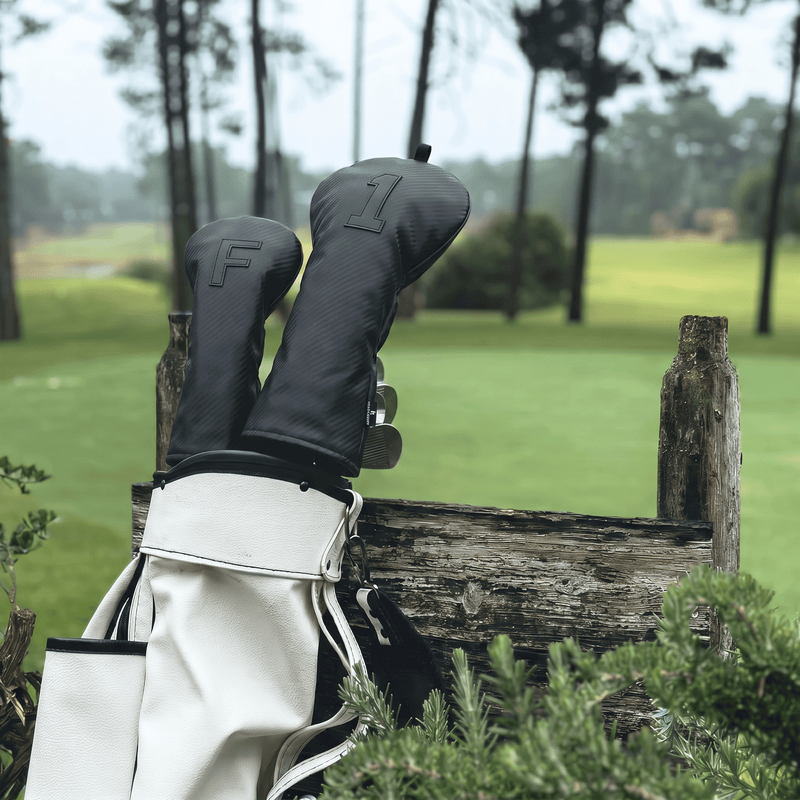 Premium Matte Black Carbon Headcover - HeadCaddy