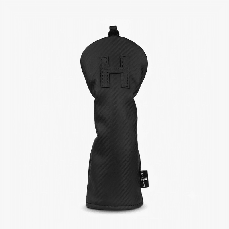 Premium Matte Black Carbon Headcover - HeadCaddy