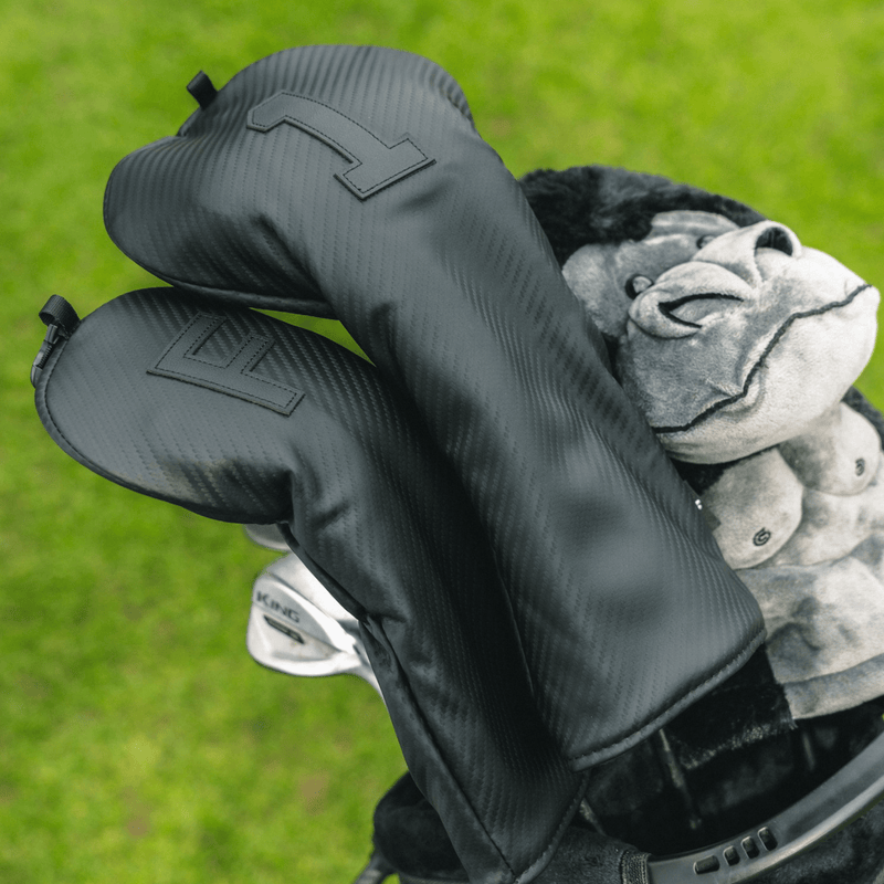 Premium Matte Black Carbon Headcover - Lifestyle